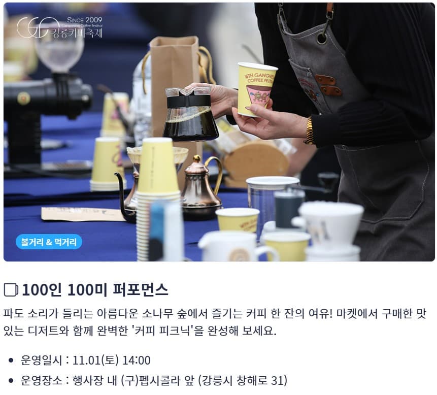 ☕ 2025 강릉커피축제 완벽 가이드