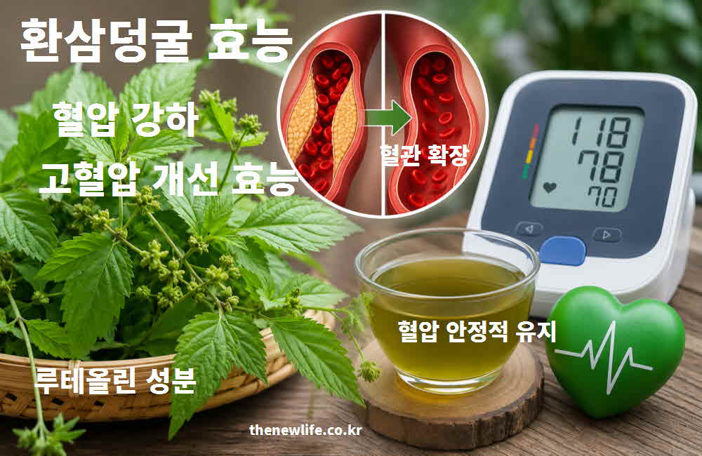 환삼덩굴 효능 혈압 강하 고혈압 개선