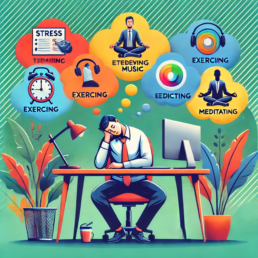 직장인 스트레스 해소를 위한 방법 사진