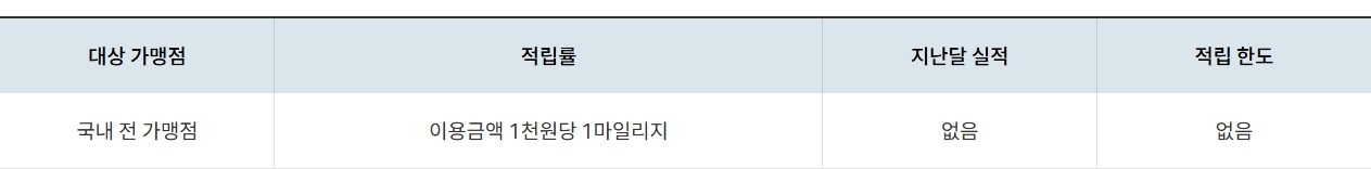 하나 스카이패스 아멕스 플래티늄 카드