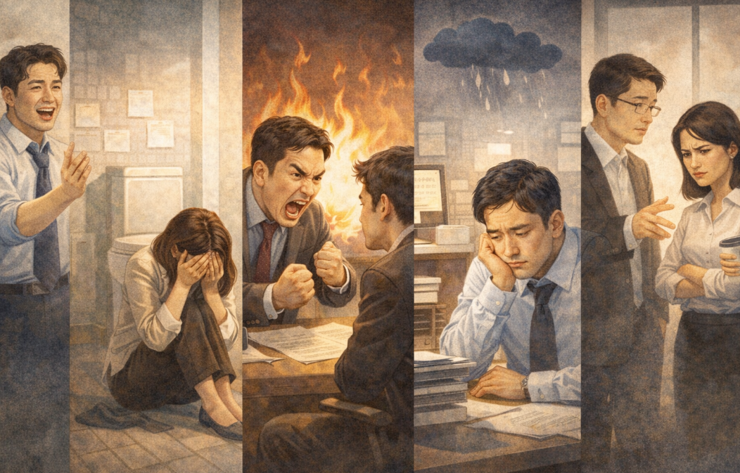 회사에서 감정 숨기는 법