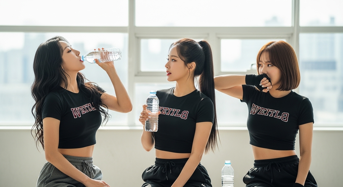 물마시는 여인들