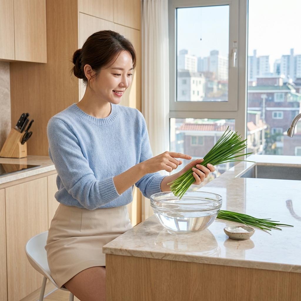 손목 통증 없는 흙 쪽파 쉽고 빠르게 까는 노하우