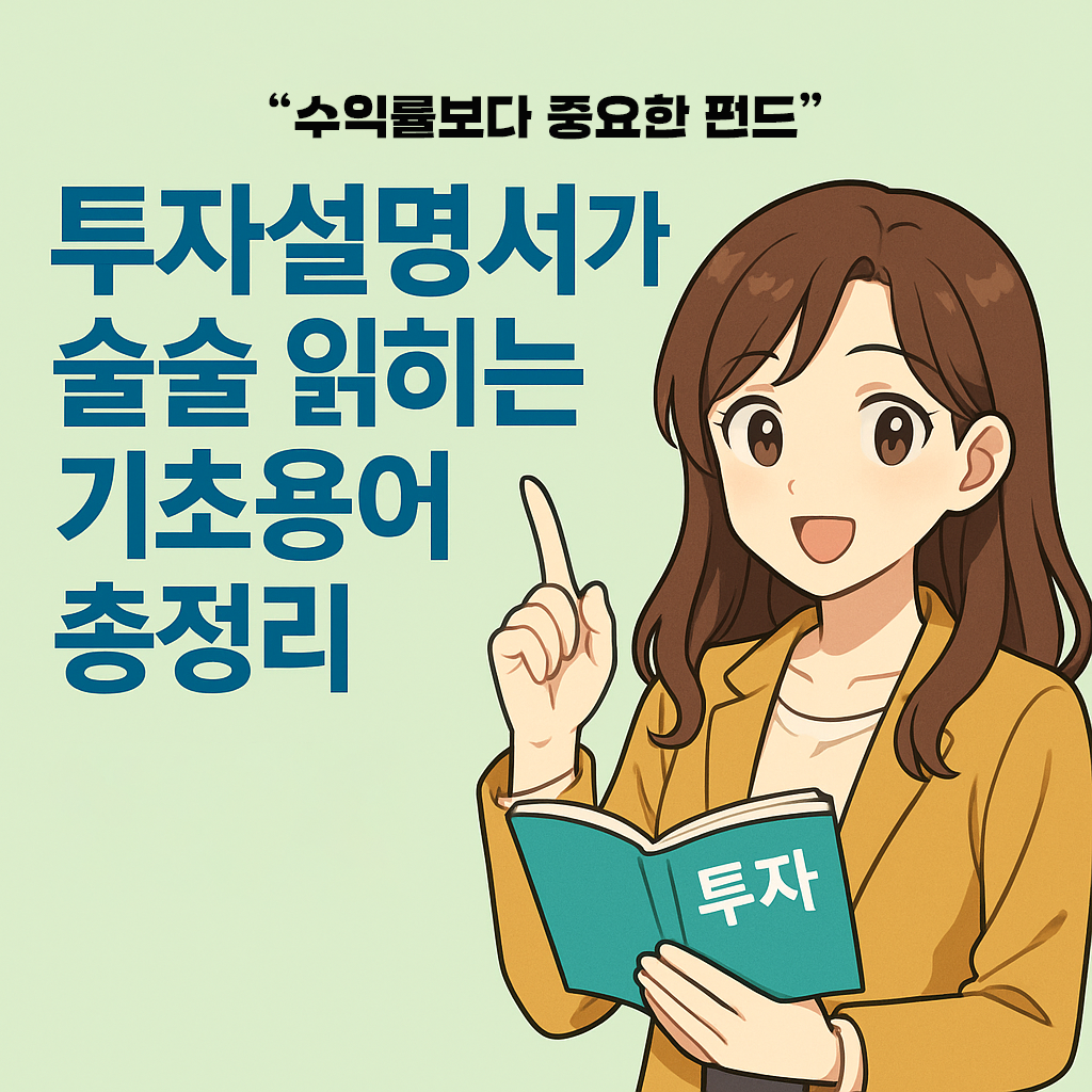 수익률보다 중요한 펀드 기초용어 총정리