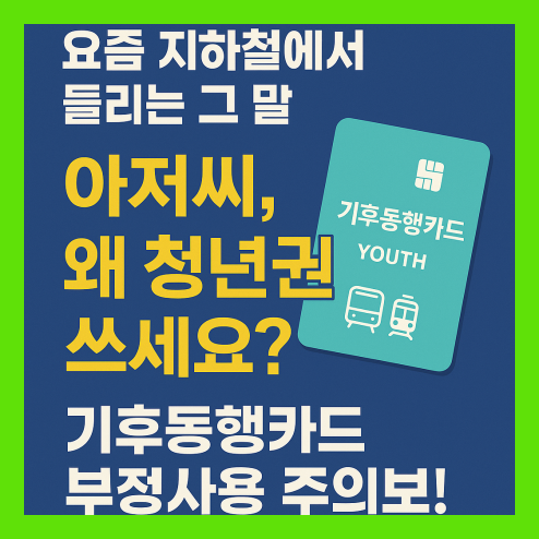 기후동행카드 부정사용, 심각성 서울시 대응 방안 정리