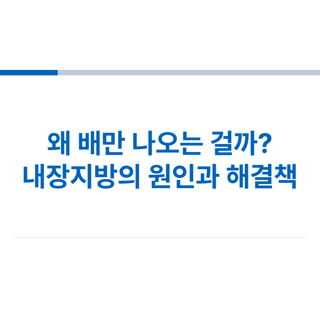 왜-배만-나오는-걸까-내장지방의-원인과-해결책