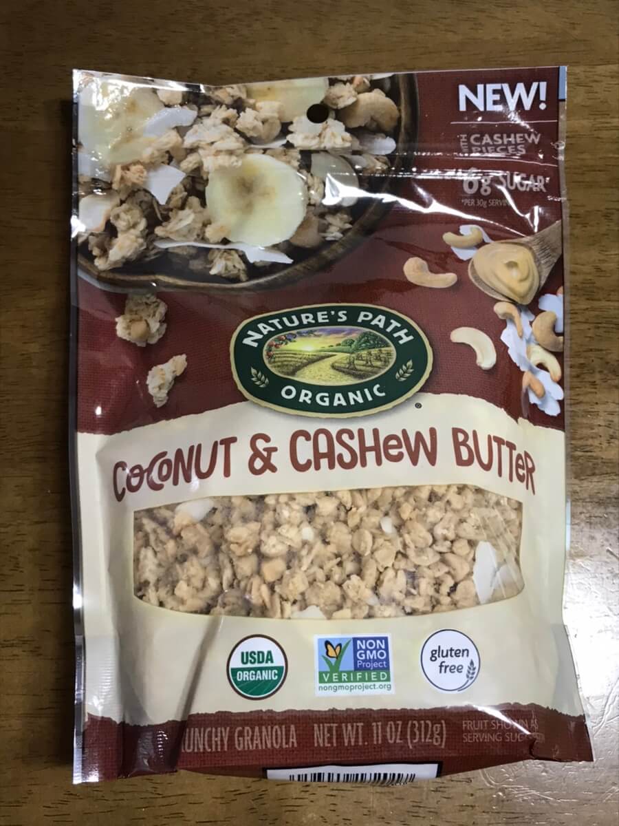 코코넛 캐슈버터 그래놀라 포장지