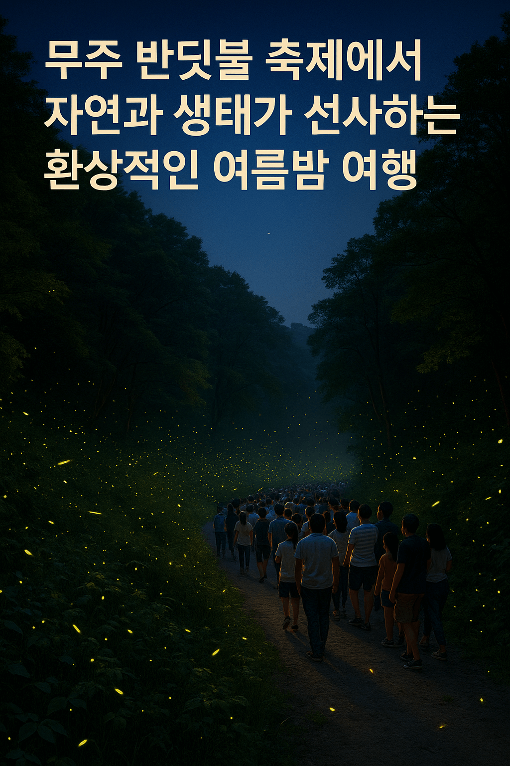 무주 반딧불 축제에서 자연과 생태가 선사하는 환상적인 여름밤 여행