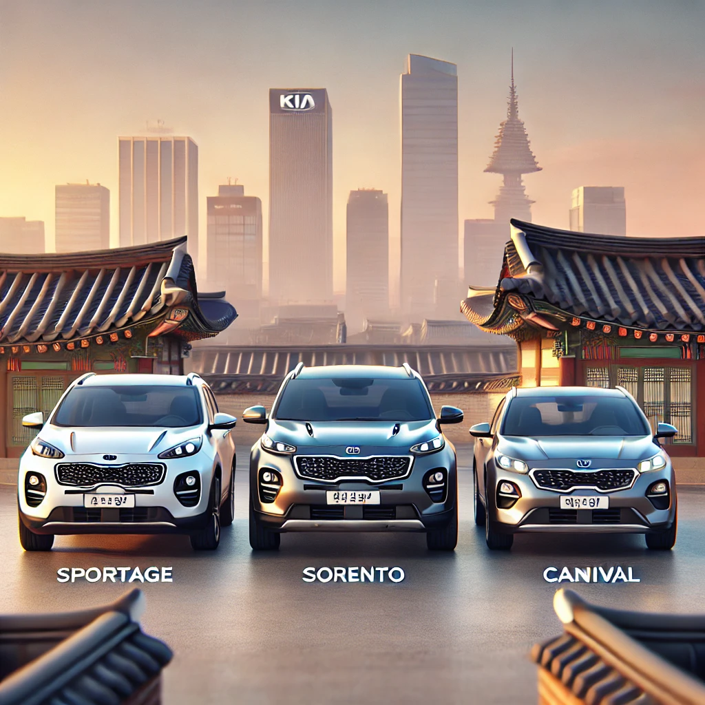 기아자동차 SUV 추천! 스포티지, 쏘렌토, 카니발 비교