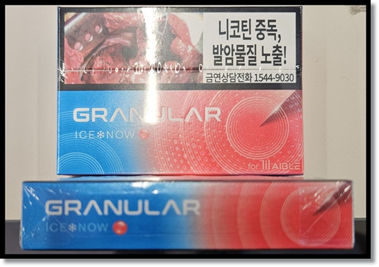 KT&amp;G전자담배 릴 에이블 전용 스틱 '그래뉼라' 캡슐형 5종 트와이스 아이스러시 아이스노우 커플 블루밍 맛, 향, 특징, 기기와의 관계 분석