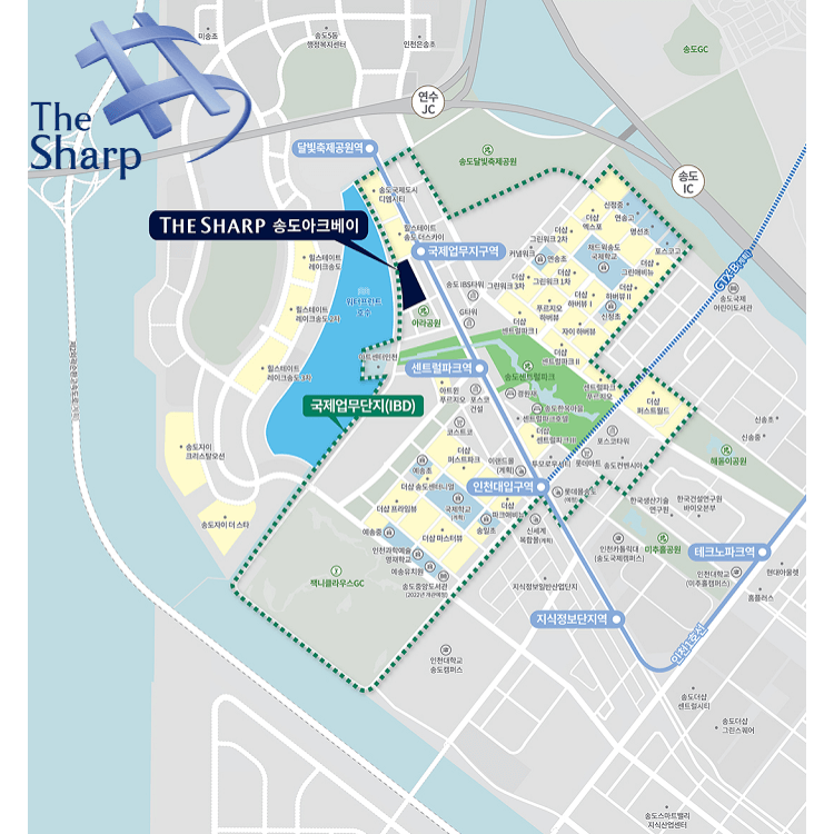 더샵 송도아크베이 위치