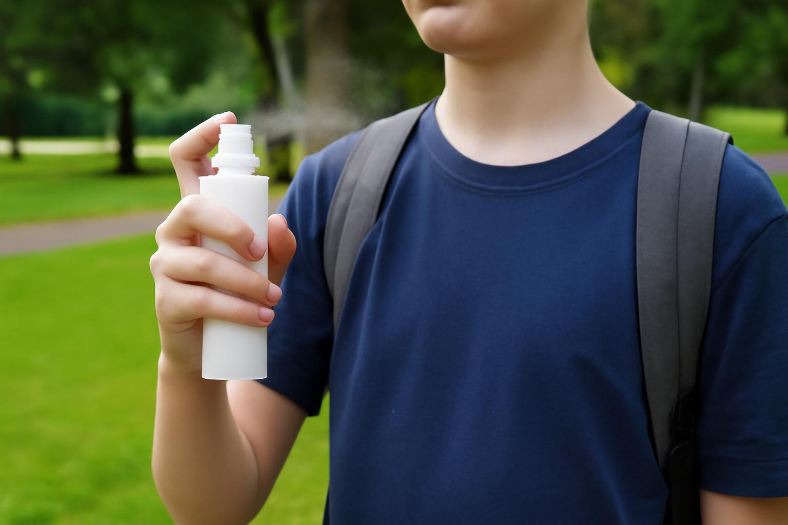 중학생 썬스프레이