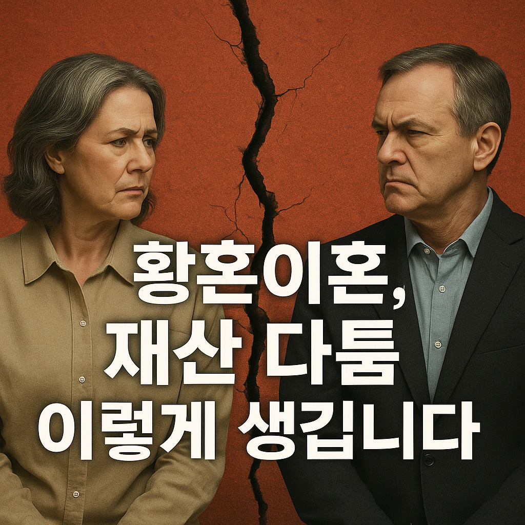 황혼이혼 재산분쟁,가장 많이 일어나는 5가지 유형 관련이미지