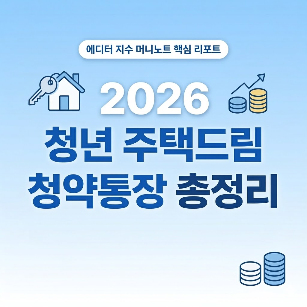 2026 청년 주택드림 청약통장 자격 및 혜택 총정리 가이드