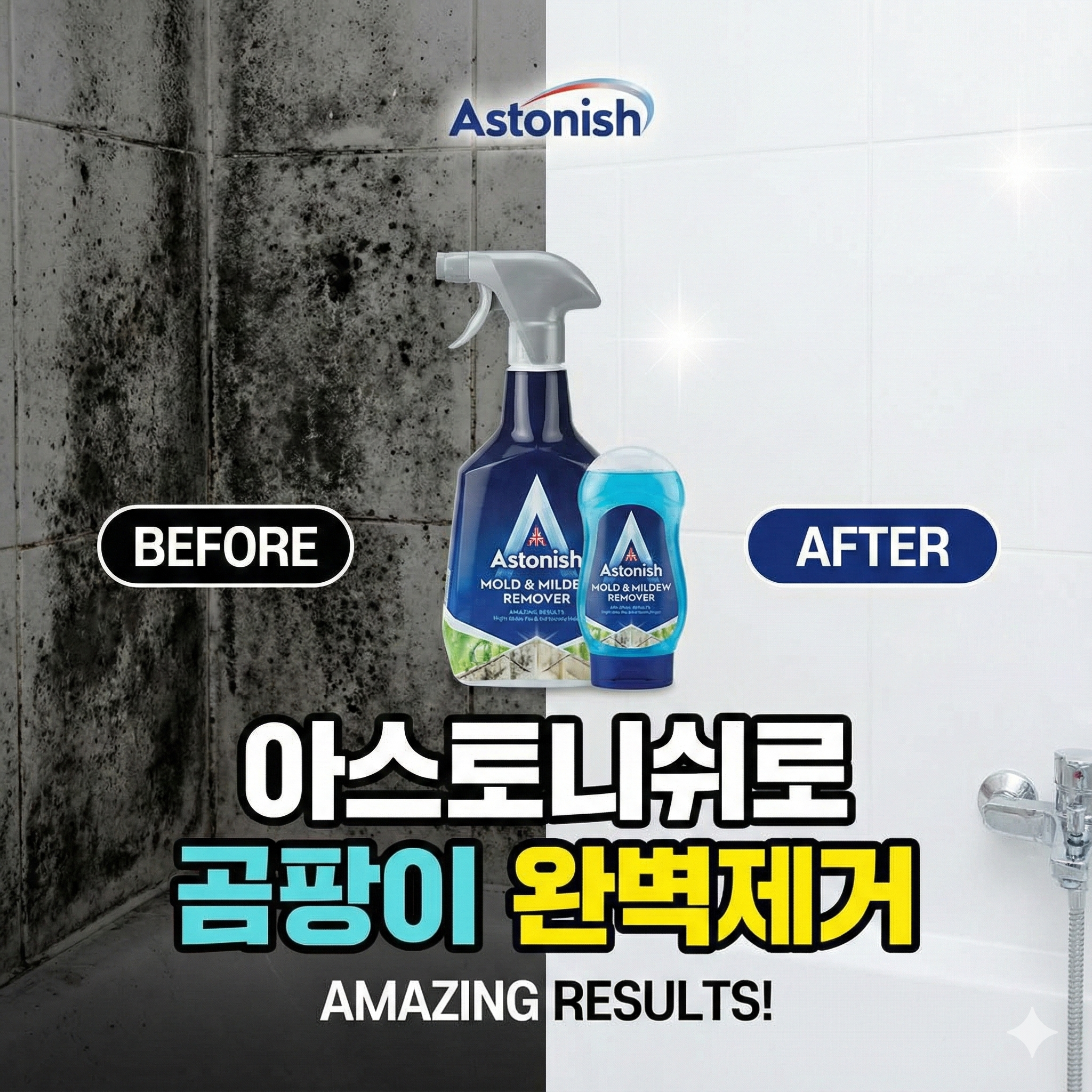 아스토니쉬 뉴 곰팡이 전용 클리너 Z 곰팡이 제거