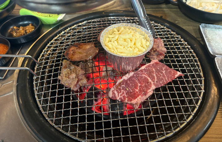 치즈 소고기 구이