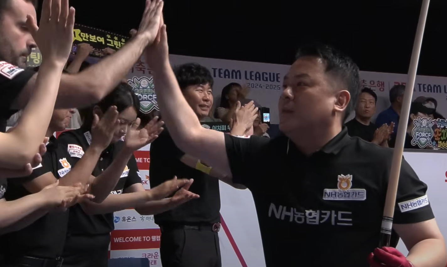 조재호 VS 강동궁 경기 결과 (PBA팀리그 1라운드 5일차)