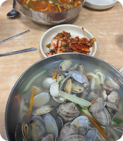 생방송 투데이에 소개된 인천 대부도 바지락칼국수
