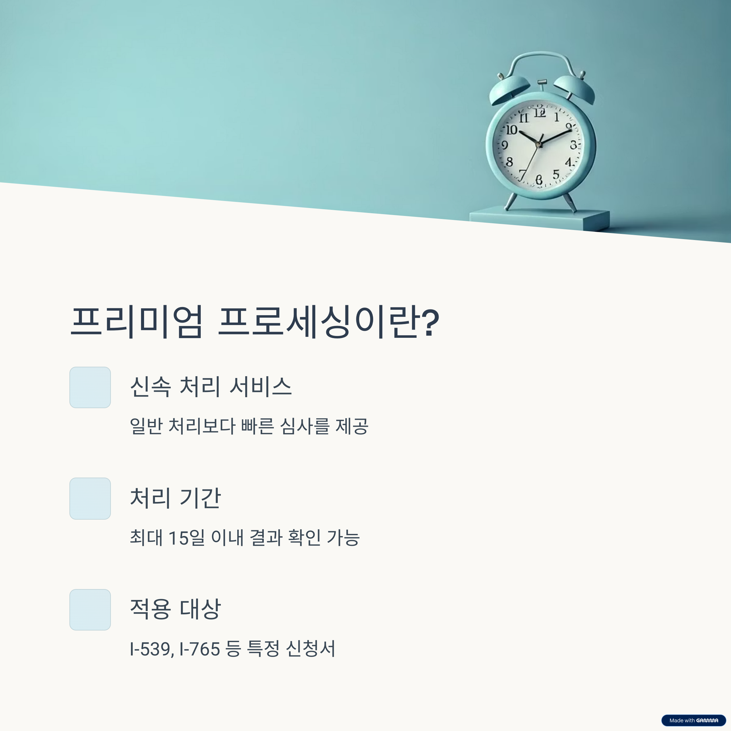 프리미엄 프로세싱