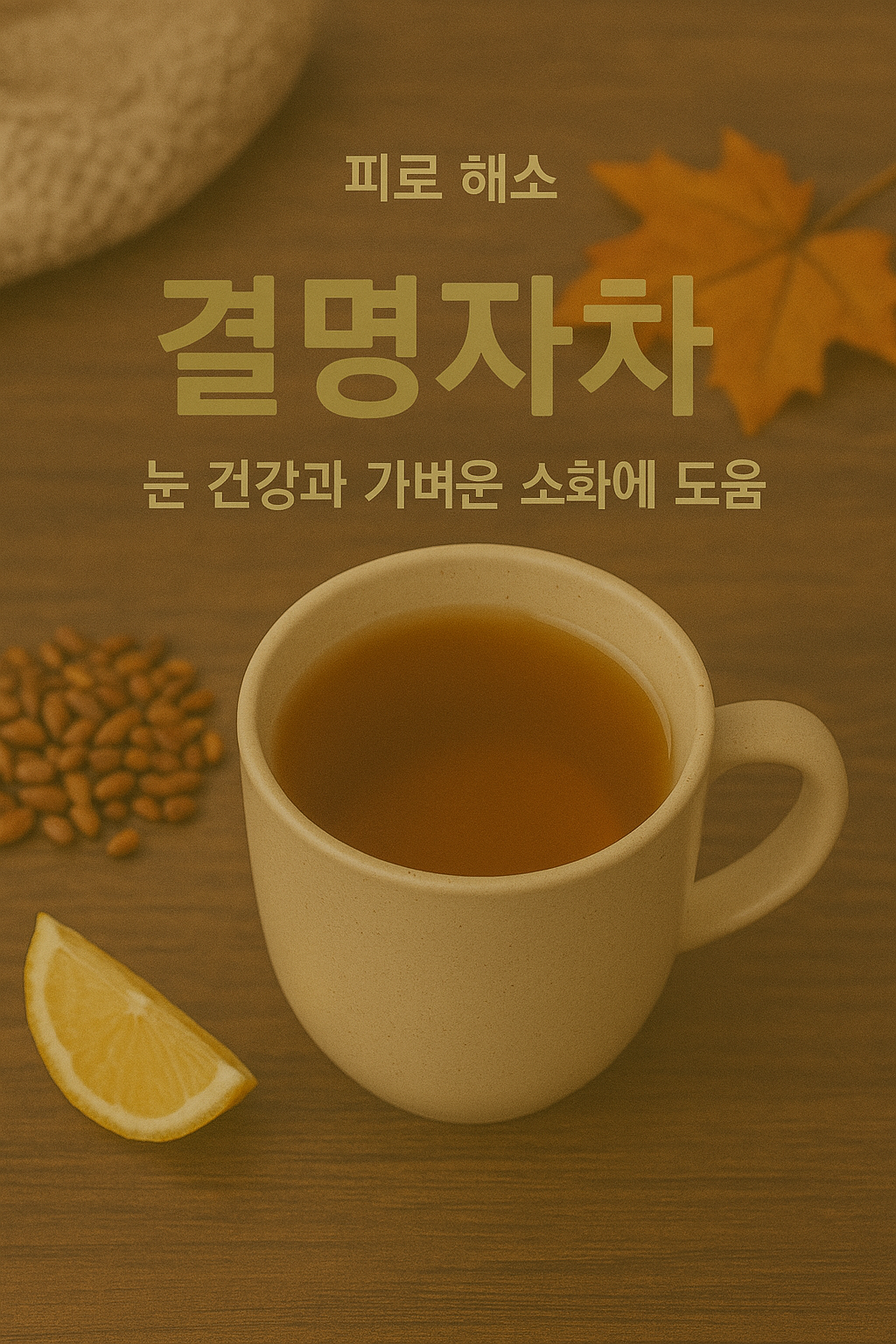 결명자차 &ndash; 눈 건강과 가벼운 소화에 도움