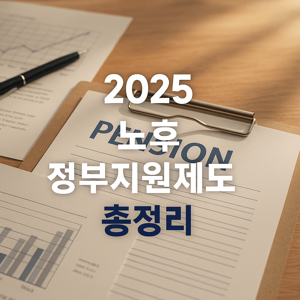 2025년 최신 노후 정부 지원제도 총정리: 지금 꼭 확인해야 할 혜택