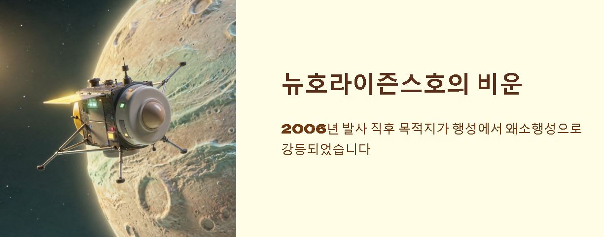 명왕성 퇴출 이유