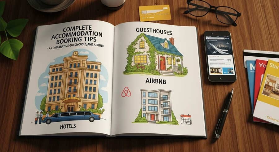 숙박 예약 꿀팁 완전 정리 &minus; 호텔, 게스트하우스, 에어비앤비 비교 가이드