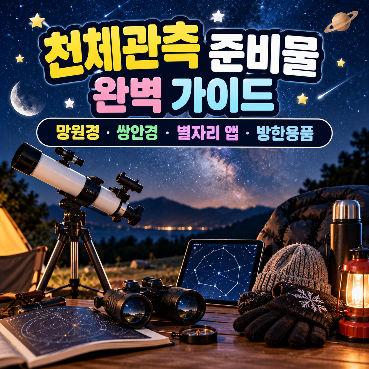 천체관측 준비물