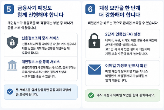 티빙 유출 조회했더니? 명의도용 예방부터 계정보호까지 한방에해결4