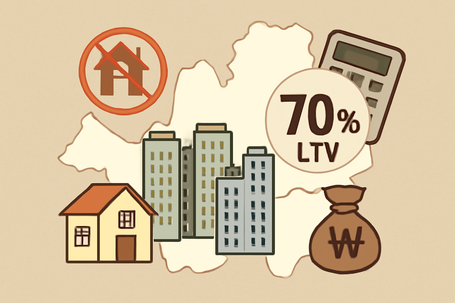 서울 전역 부동산 규제 재지정, 생애 최초 대출은 그대로 70%! 10·15 대책 완벽정리 관련 사진