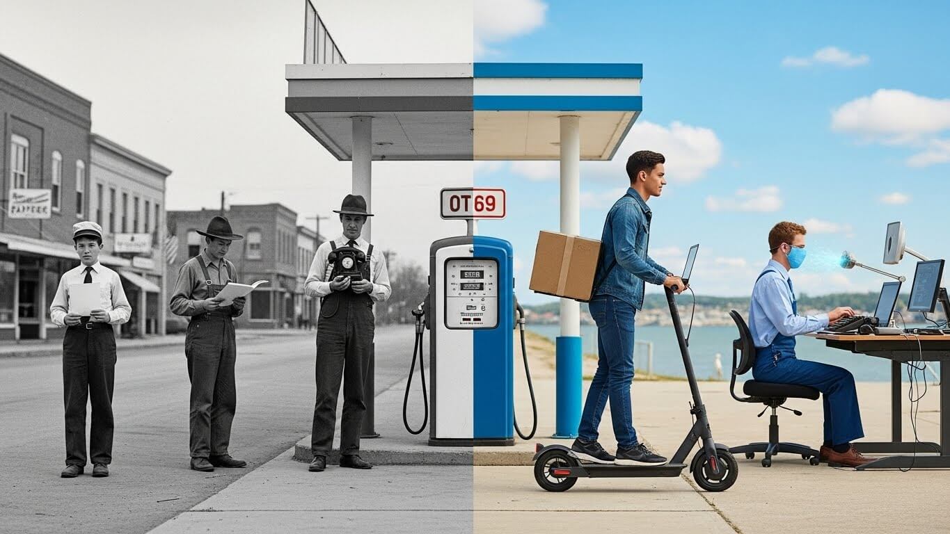 미국에서 사라진 직업 문화 비교 관련 사진