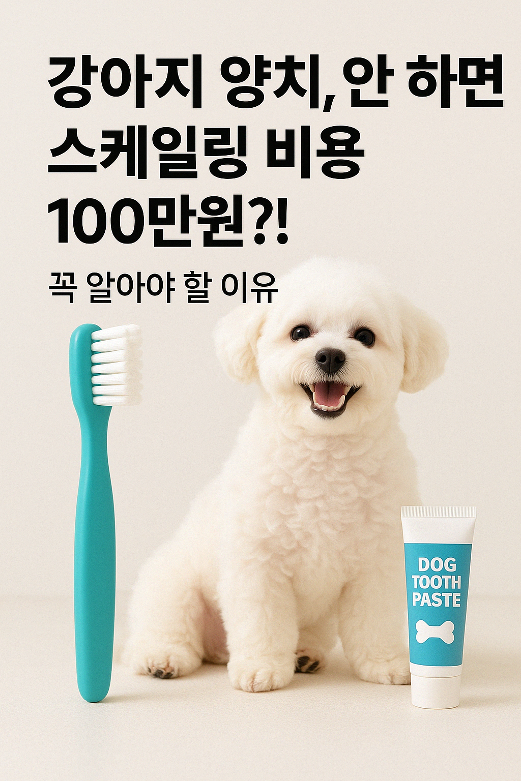 강아지 양치는 중요합니다