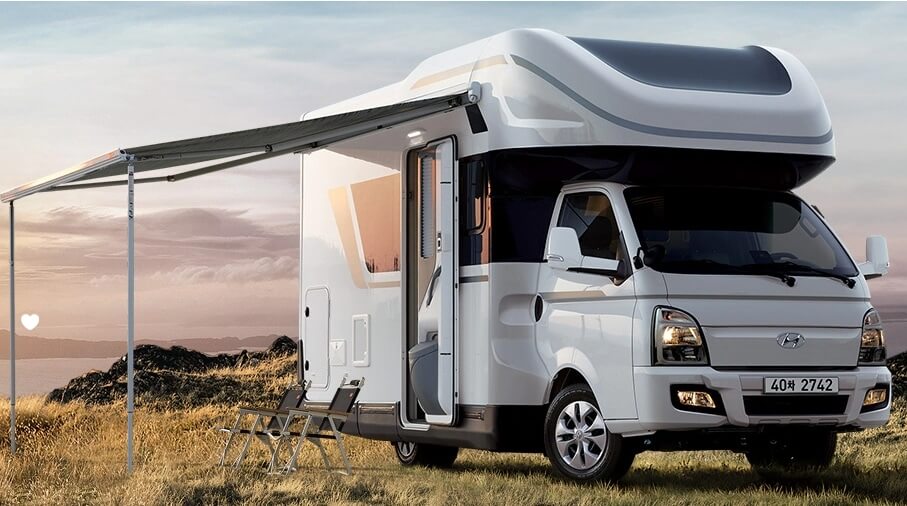 현대 포레스트 캠핑카, 이동식 오피스로 완벽한 선택