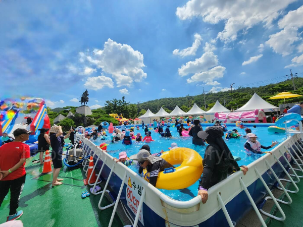 수심 90cm 물놀이장