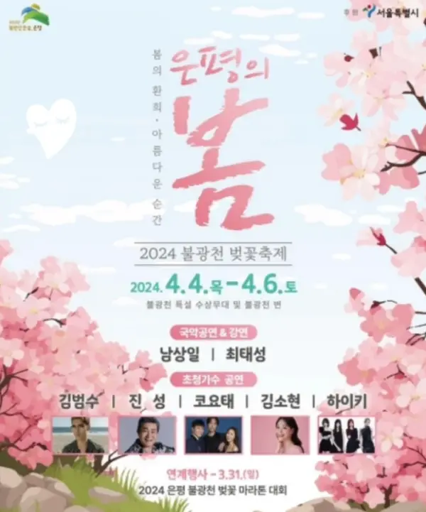 2024년 불광천 벚꽃축제