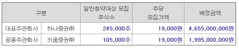 블루엠텍 공모주