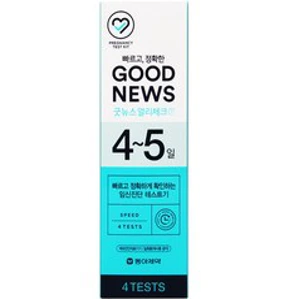 동아제약 굿뉴스 얼리체크 임신테스트기&#44; 4개입&#44; 1개