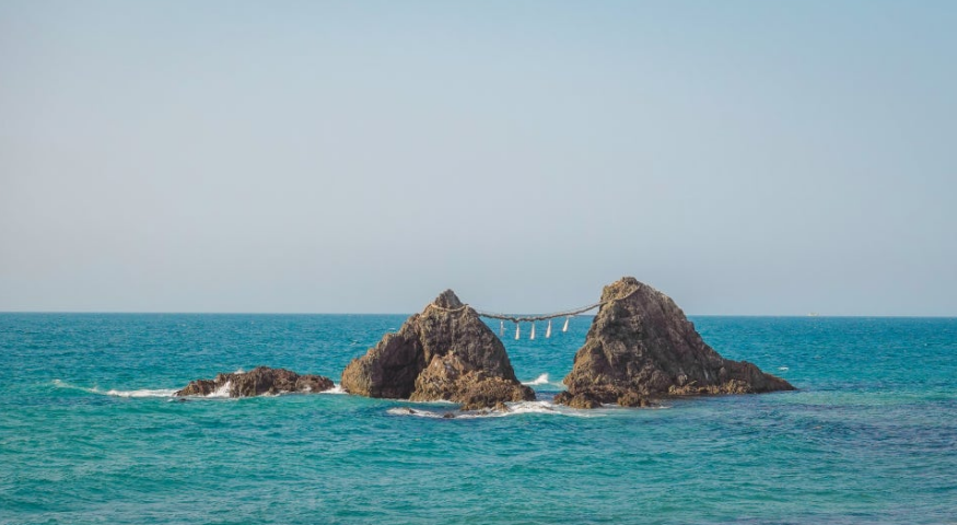 이토시마 부부바위 사진