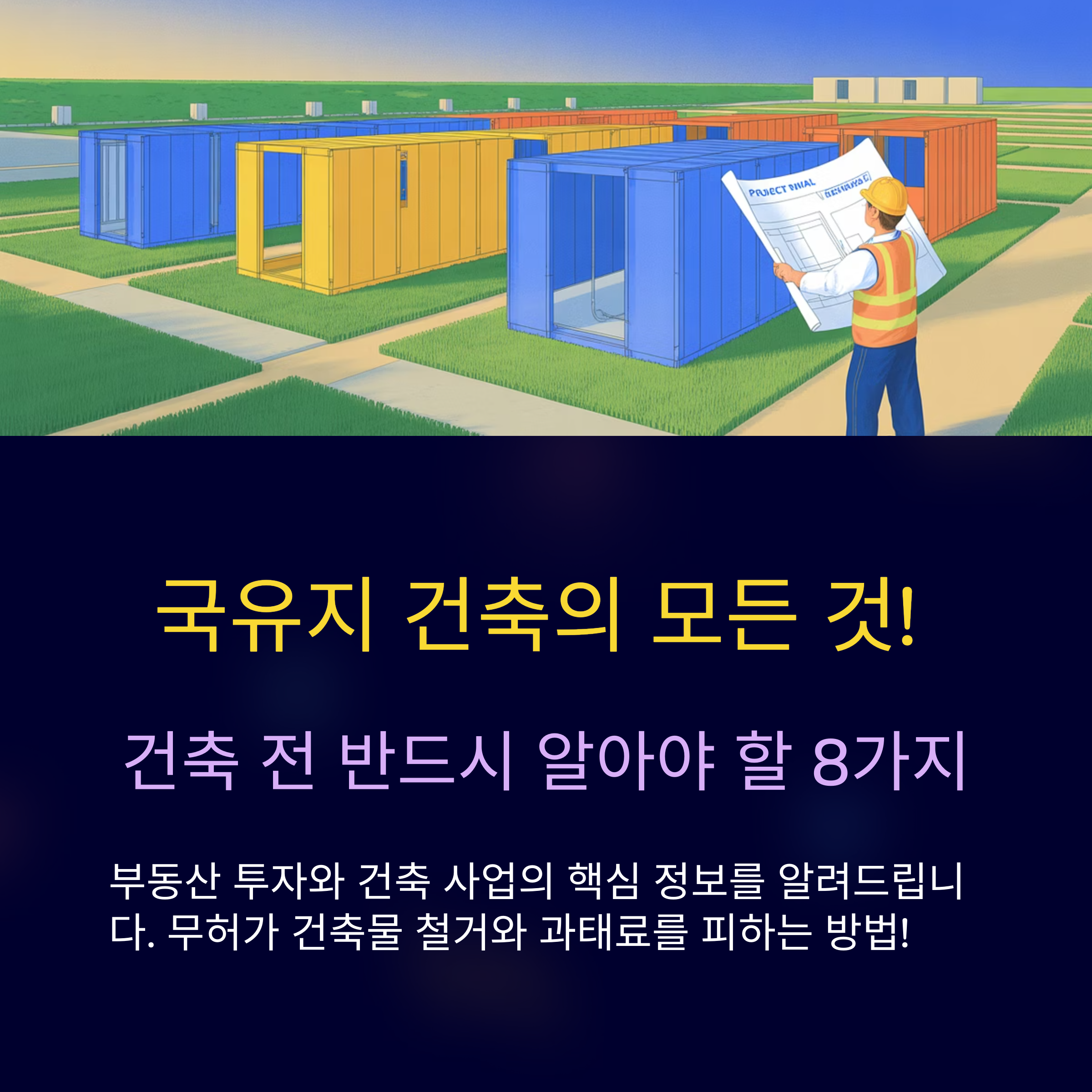 건축 가능한 국유지 조건