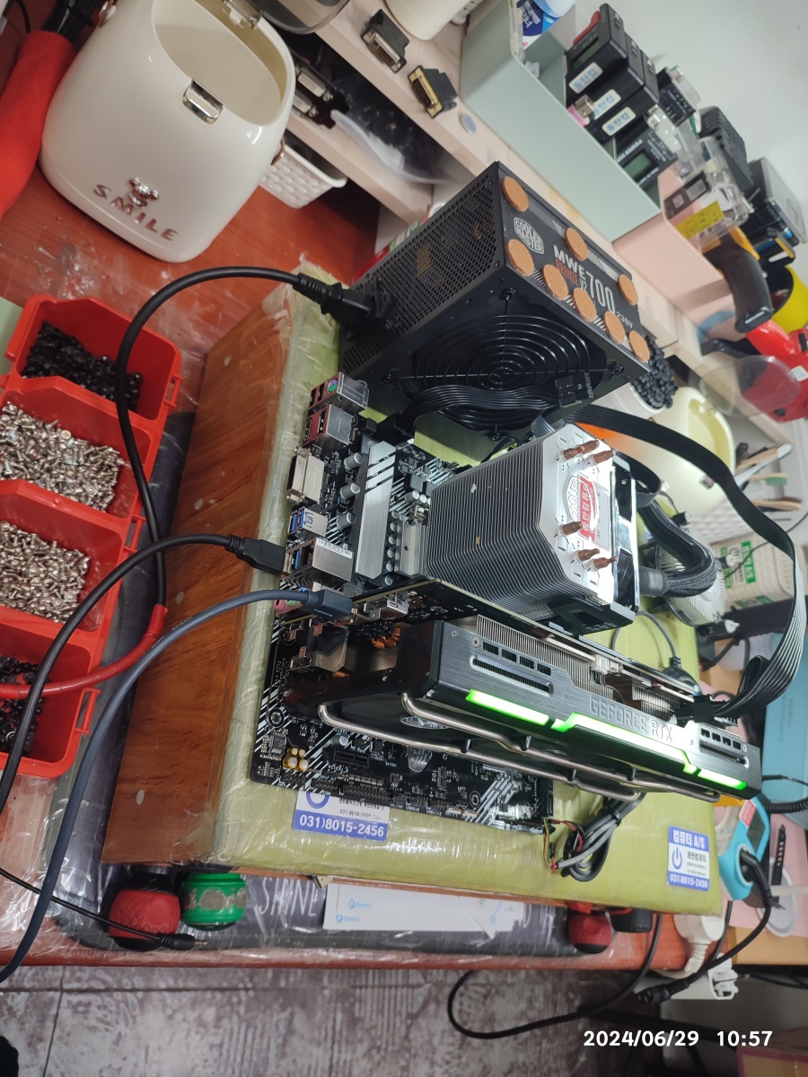 그래픽카드 가이드 - 백패널이 없어요.