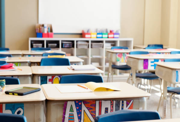 학교 교실의 모습