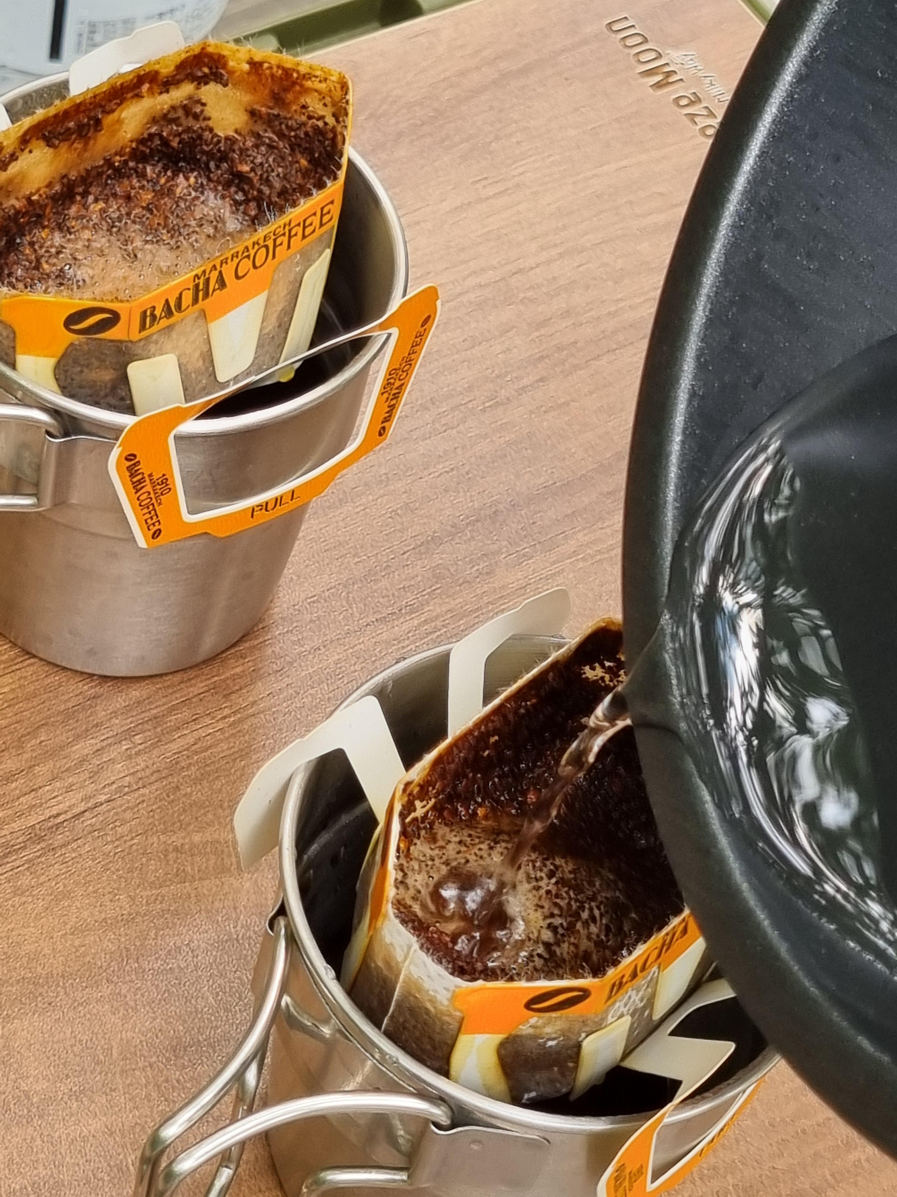 캠핑 커피 드립백