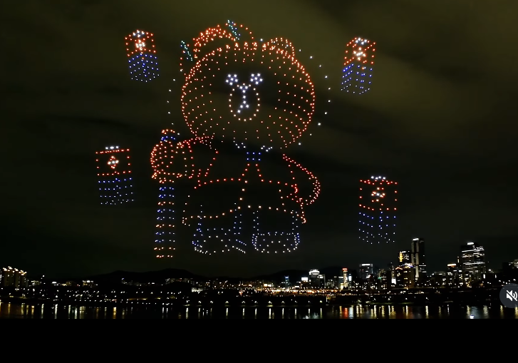 케이팝데몬헌터스 드론라이트쇼