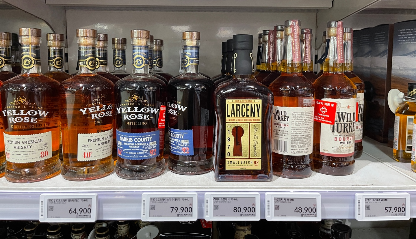 홈플러스 버번 및 라이 위스키