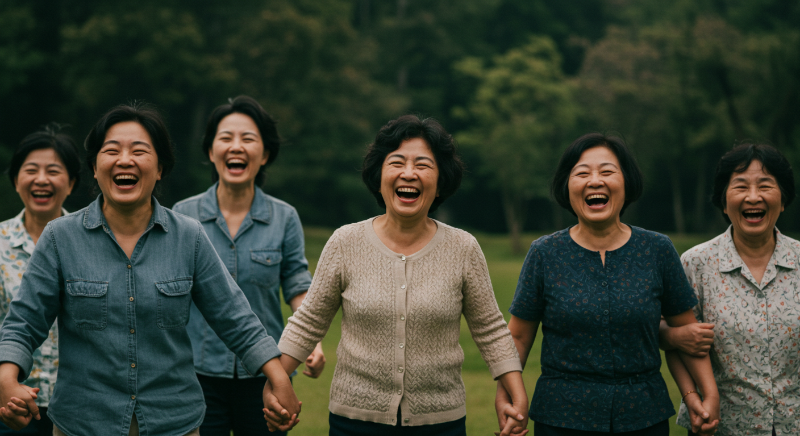 행복하고 활기찬 5060 여성 건강3