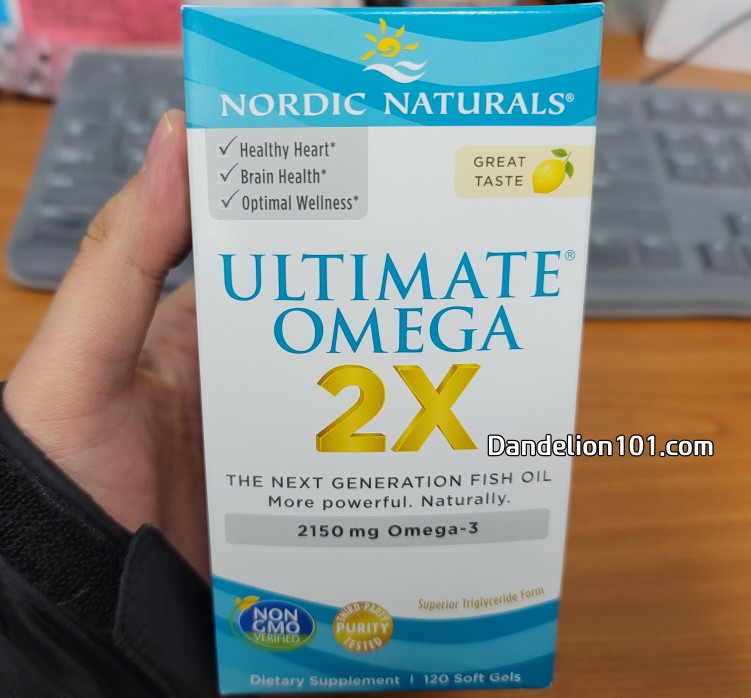 노르딕 네츄럴 울티메이트 오메가 2X Nordic Naturals Ultimate Omega 2X 전면사진