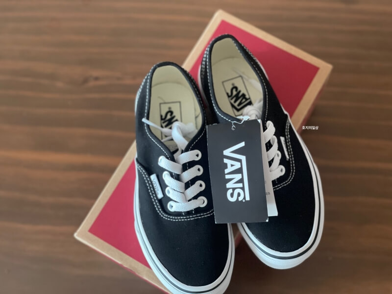 반스 VANS 키즈 어센틱 운동화 - 컨버스 소재 신발