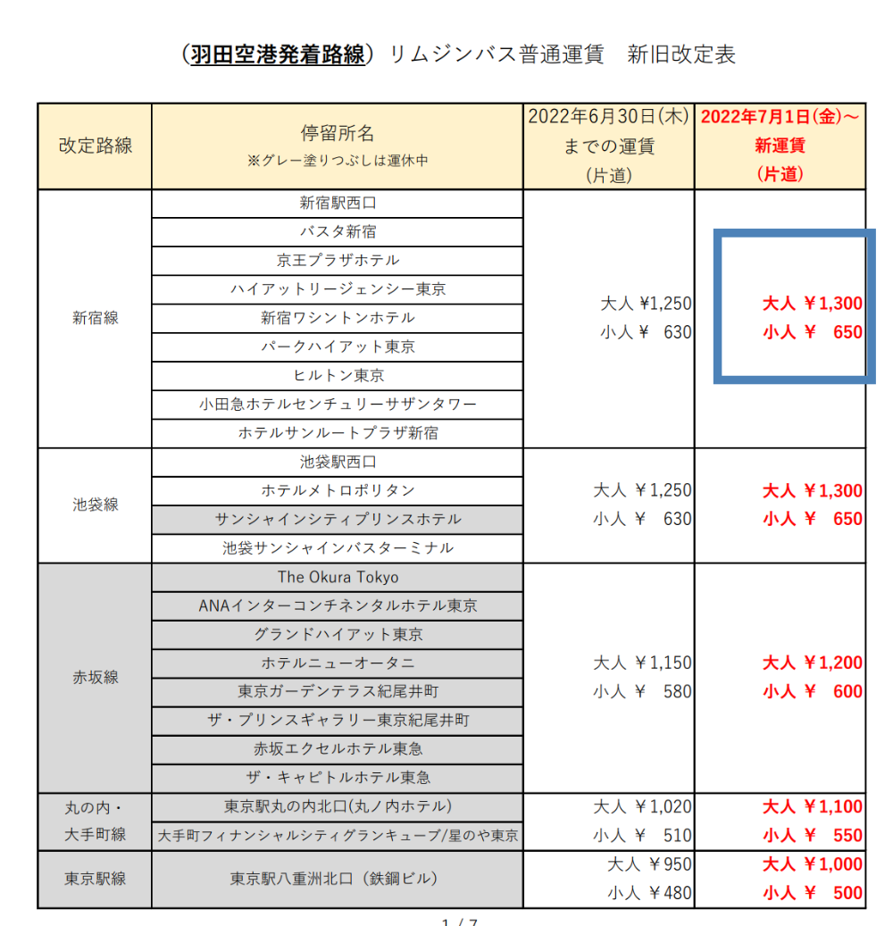 요금 및 티켓