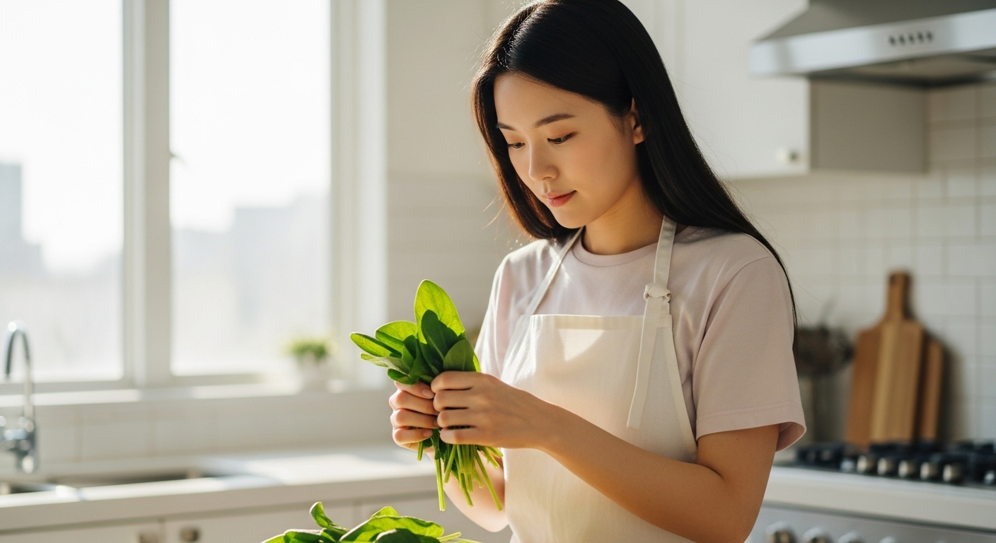 10월 제철음식 시금치