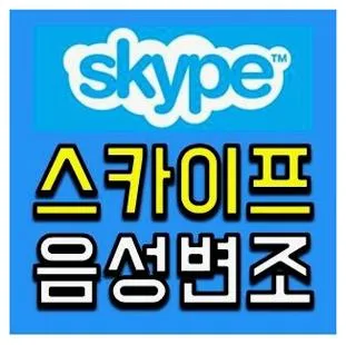 스카이프 음성변조